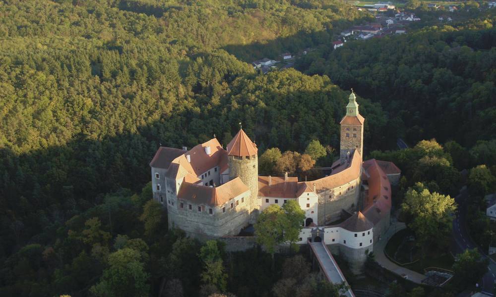 Burg Schlaining Vogelperspektive