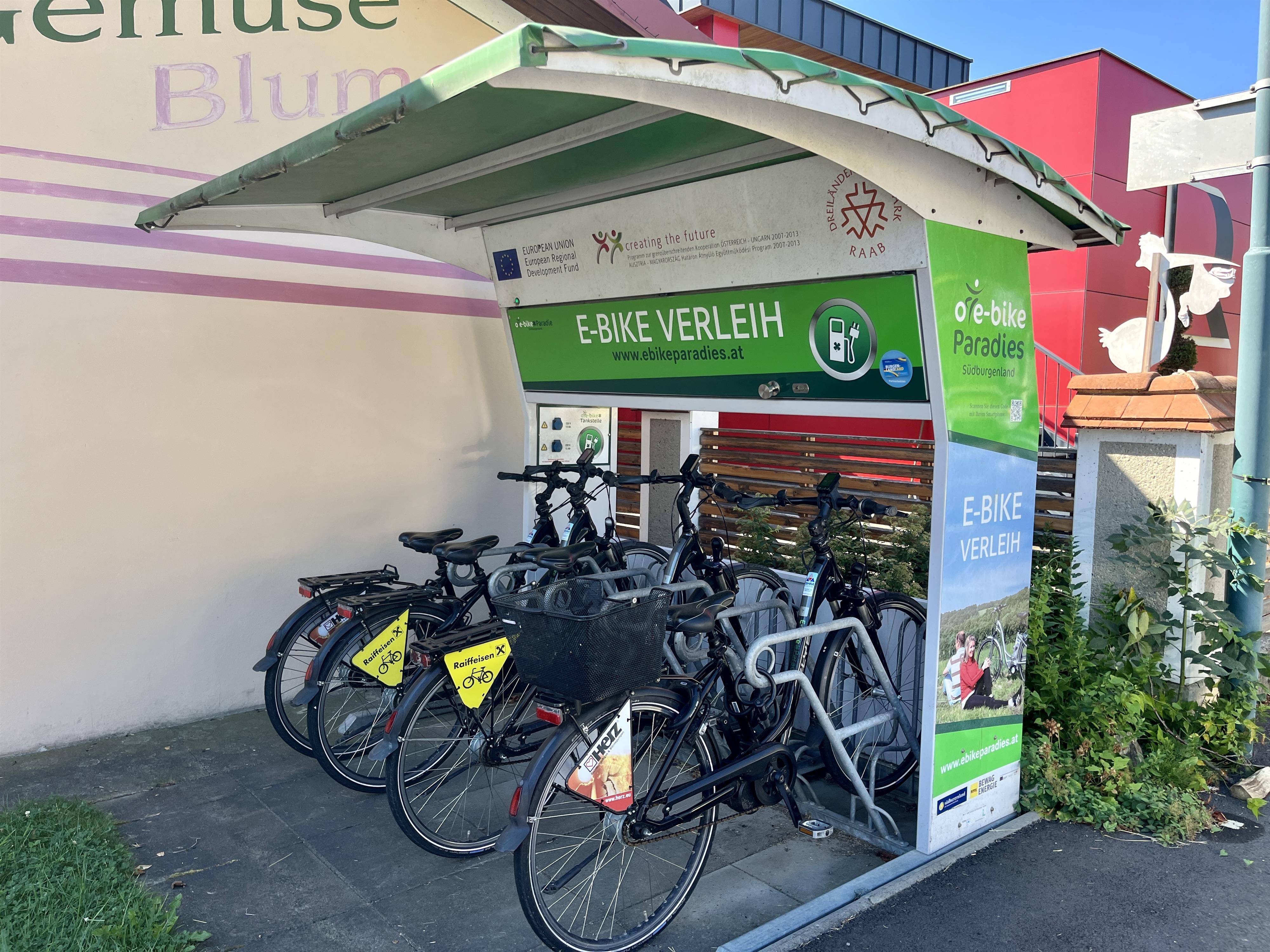 E-Bike Verleihstation Minihof Liebau