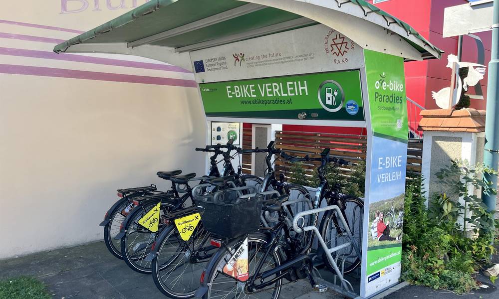 E-Bike Verleihstation Minihof Liebau